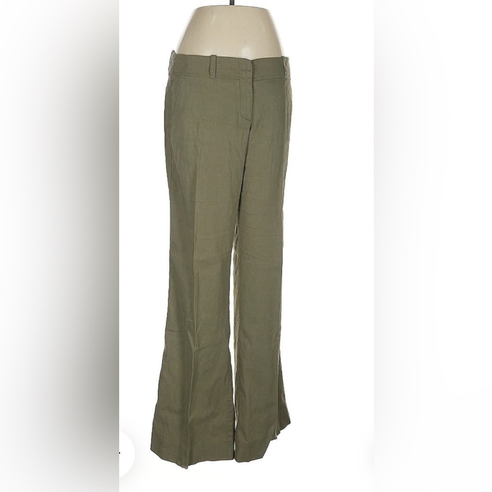 Theory Green Relaxed Fit Pants